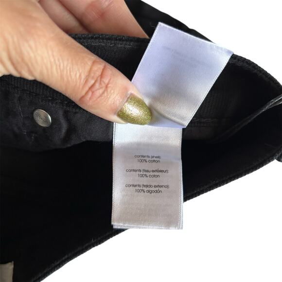 WeWoreWhat Revolve Retro Mobwife Faux Fur Straight Leg Black Jeans Size 25 NWT - Picture 9 of 10